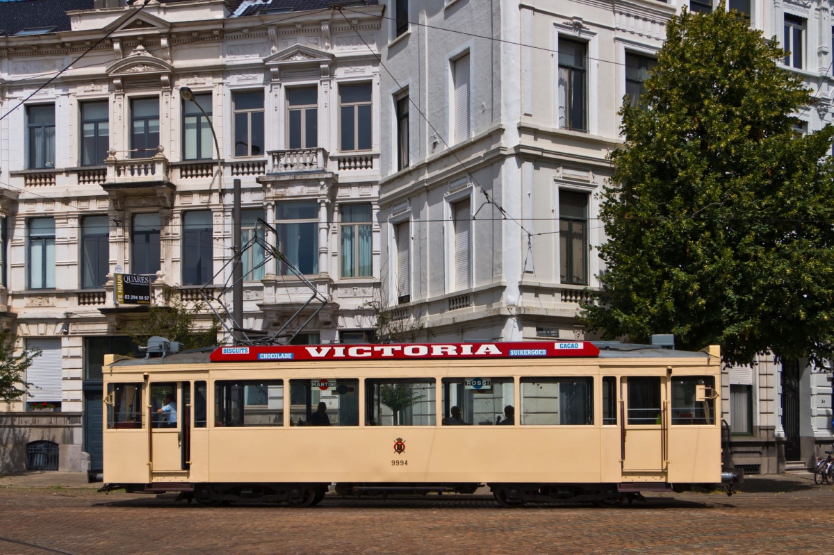 Antwerpen, SNCV Standard wooden motor car № 9994