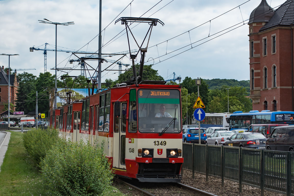 Гданьск, Konstal 105Na № 1349