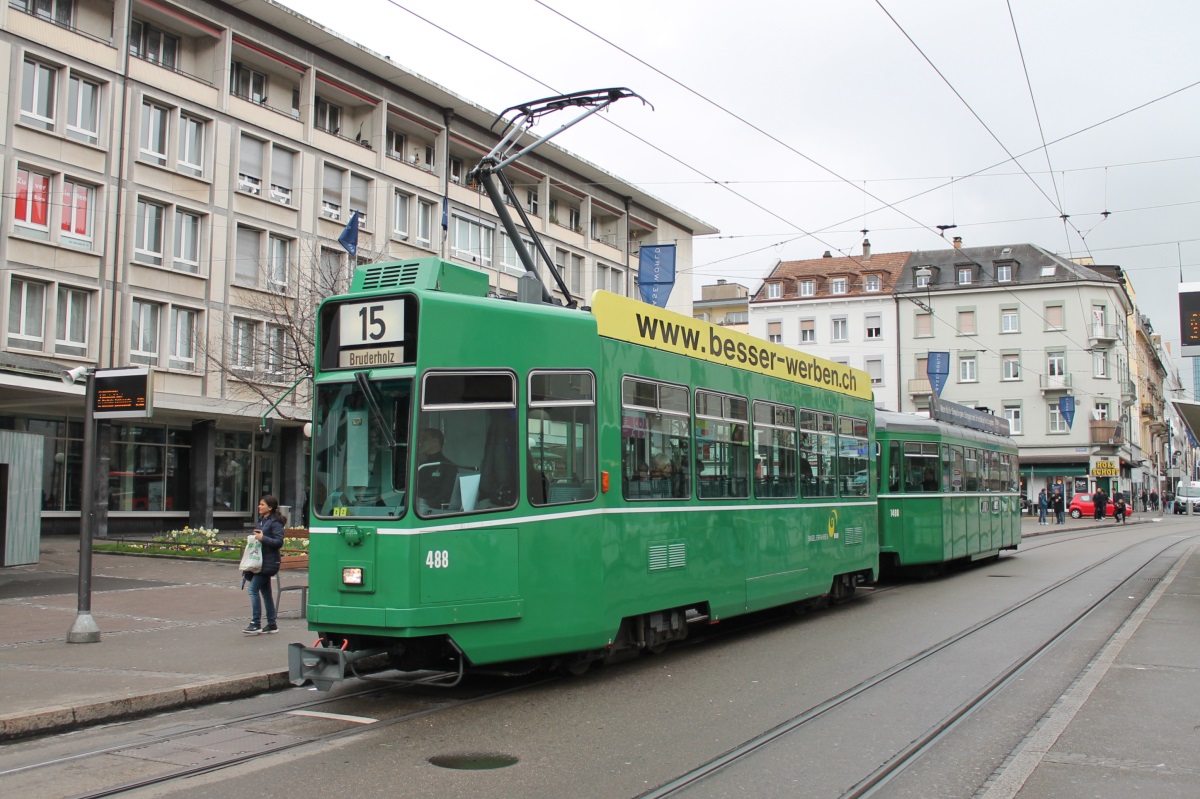 Basel, Schindler/SIG/BBC Be 4/4 # 488 Basel, Schindler/SIG/BBC Be 4/4 # 488