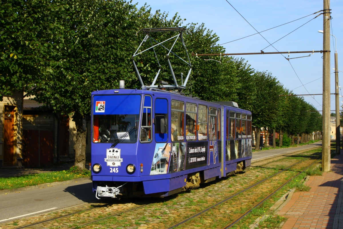 Лиепая, Tatra KT4D № 245