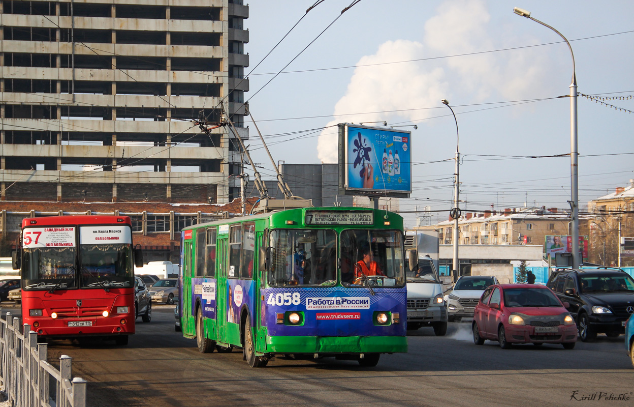 Новосибирск, ЗиУ-682В-012 [В0А] № 4058