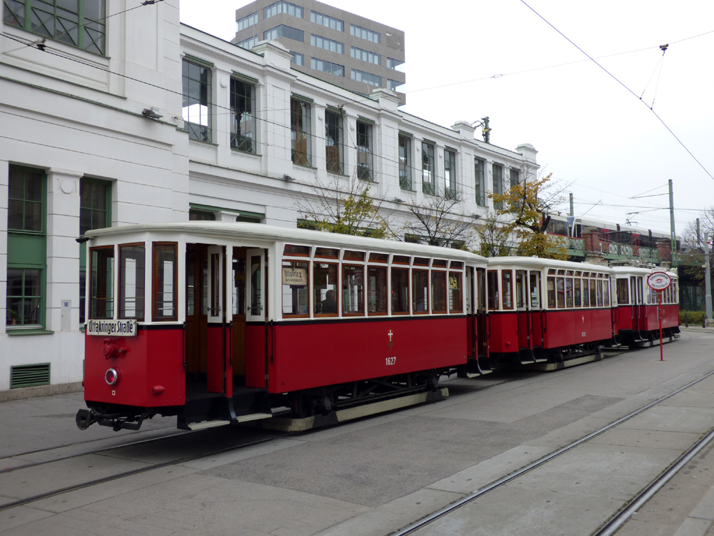 Вена, Gräf & Stift Type k3 neu № 1627; Вена — 248-я поездка VEF — 05.11.2017