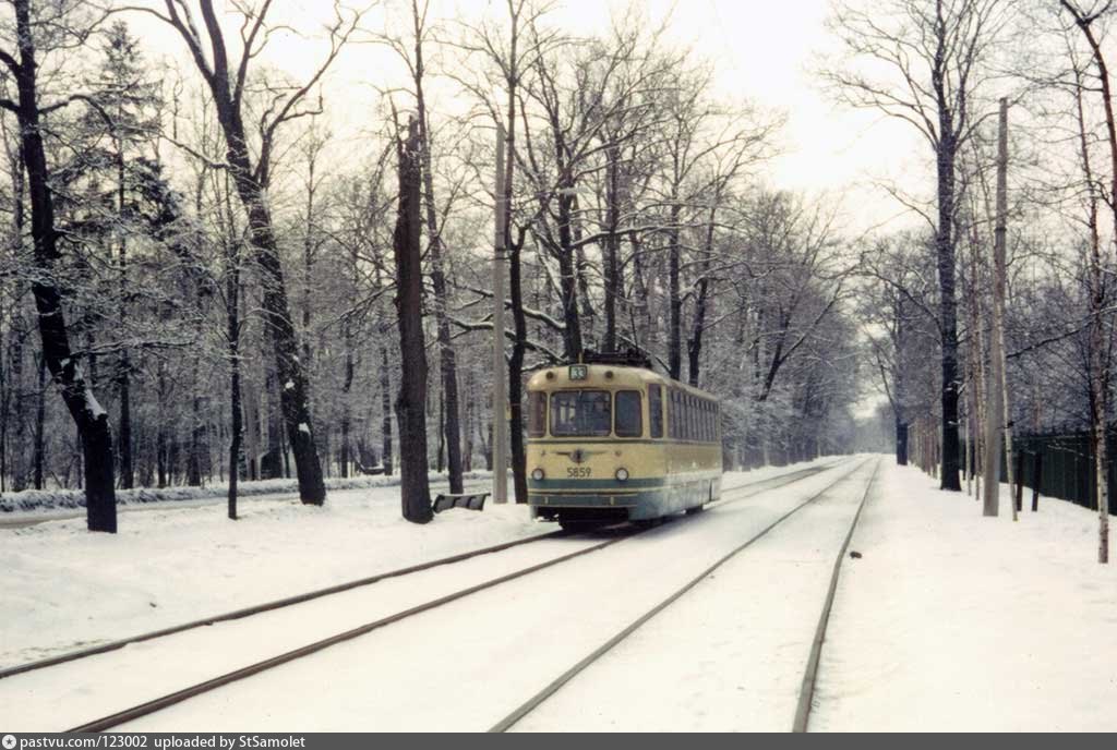 Санкт-Петербург, ЛМ-57 № 5859; Санкт-Петербург — Исторические фотографии трамвайной инфраструктуры