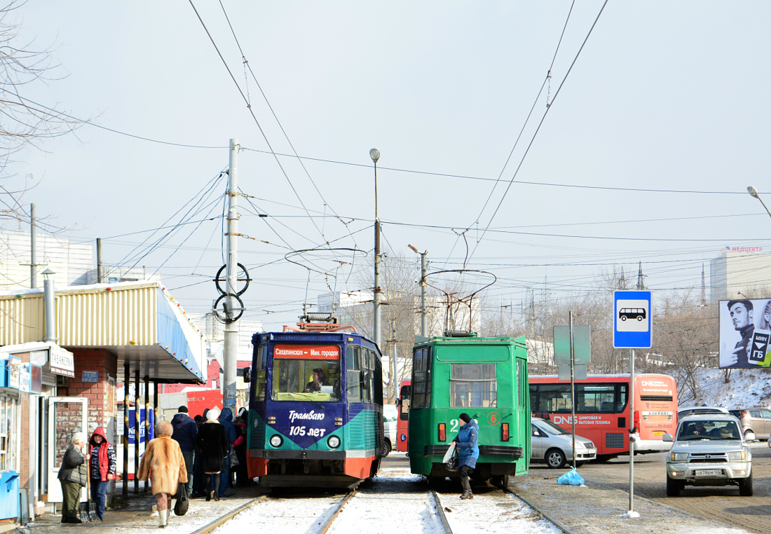 Владивосток, 71-605 (КТМ-5М3) № 297; Владивосток — Снегопады