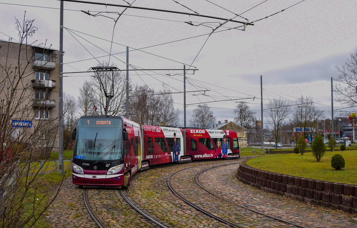 Riga, Škoda 15T ForCity Alfa Riga — 57038