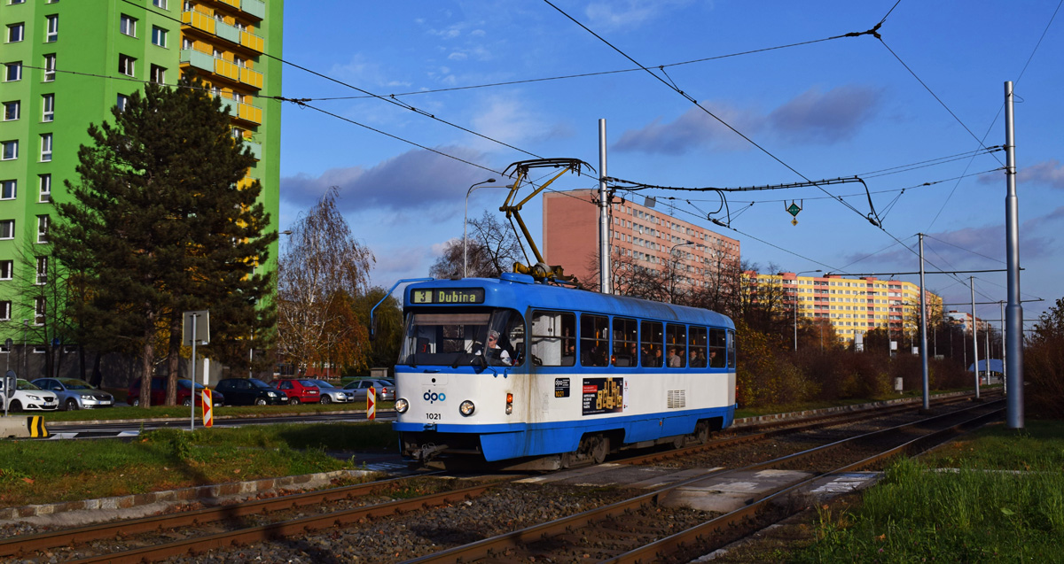 Острава, Tatra T3R.P № 1021