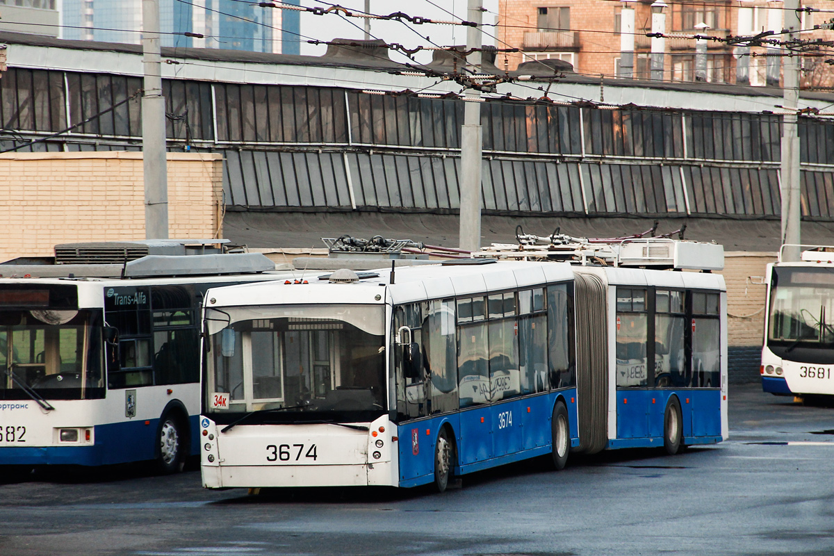 Москва, Тролза-6206.00 «Мегаполис» № 3674