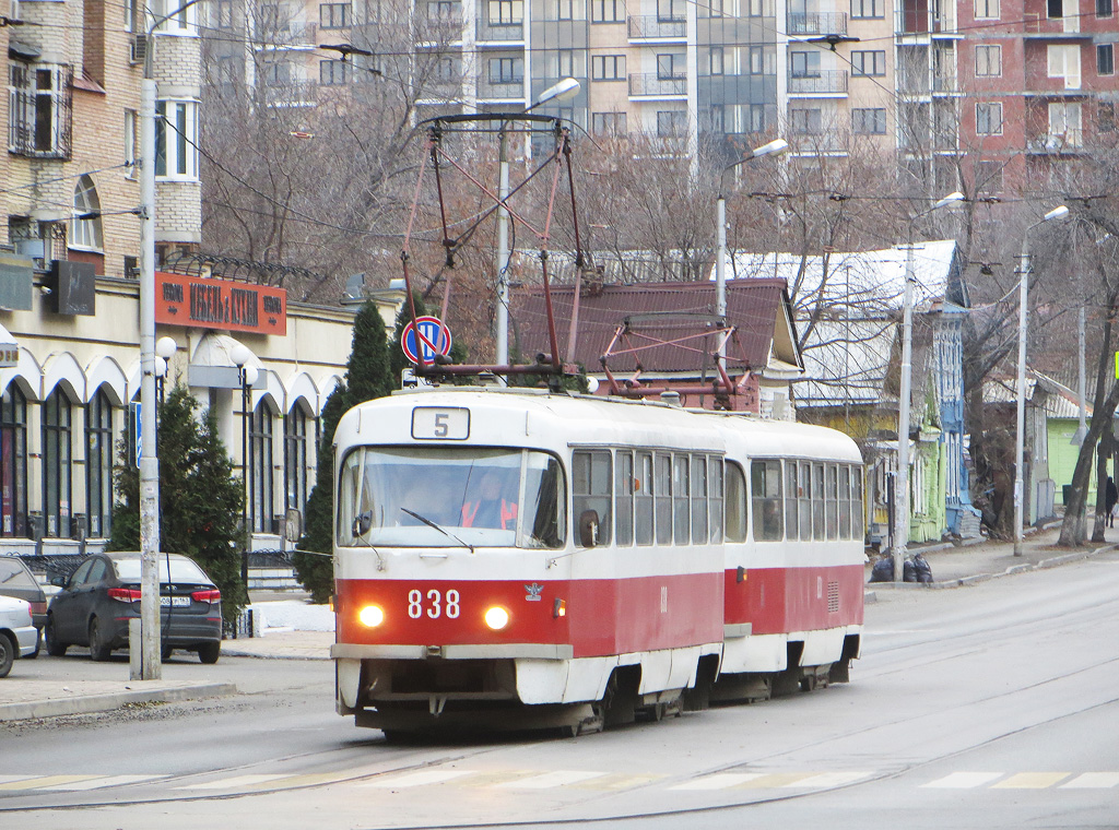 Самара, Tatra T3SU № 838