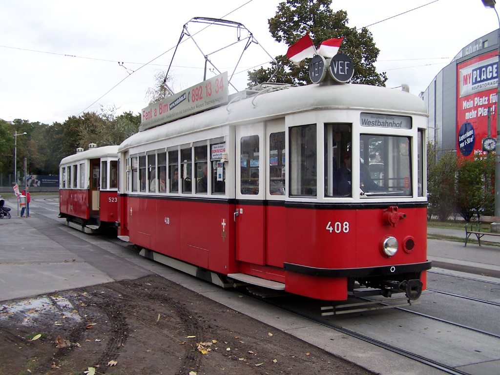 Відень, Lohner Type T1 № 408; Відень — 125. юбилей Wiener Lokalbahnen