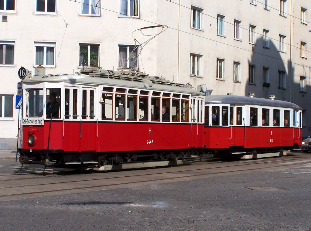 Vienna, Simmering Type K # 2447; Vienna — 240. VEF-Sonderfahrt — 17.03.2013.