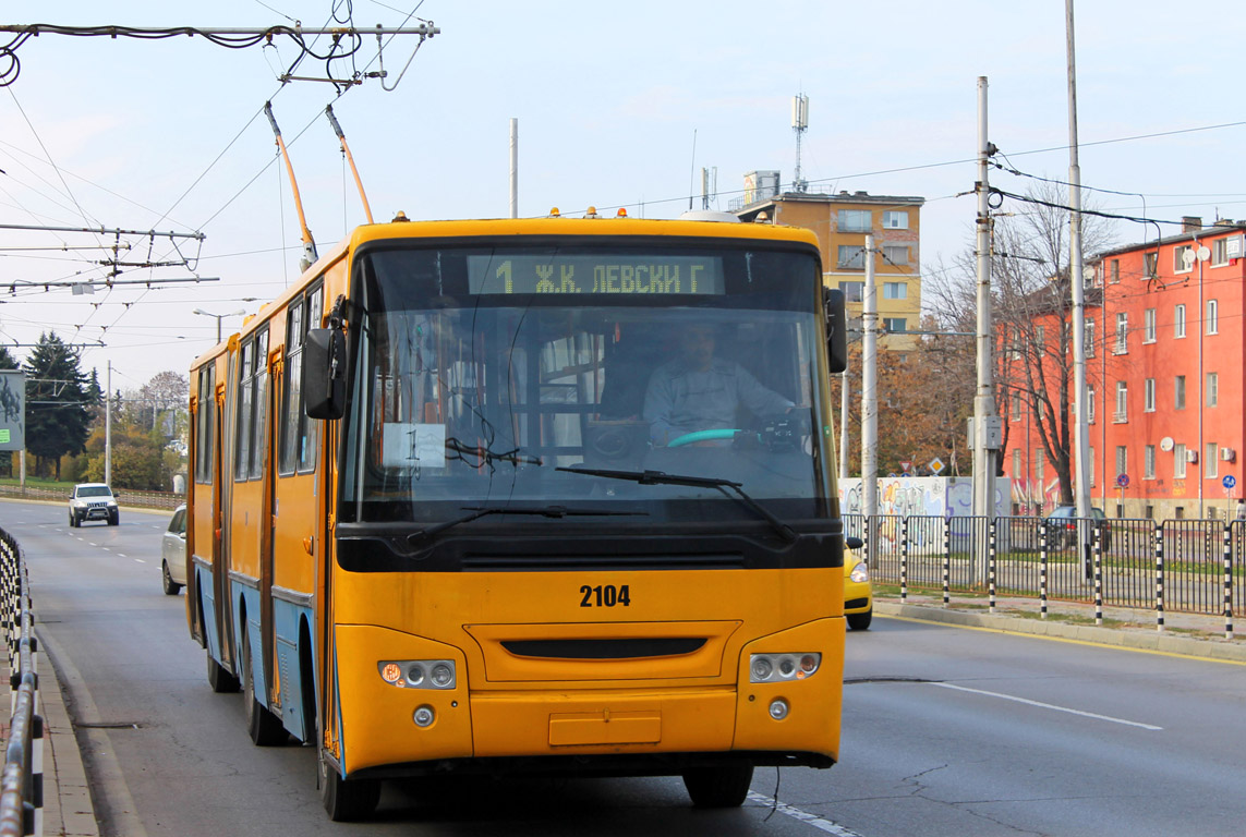 Sofia, Ikarus 280.92F № 2104