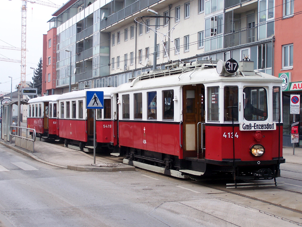Viena, Simmering Type M Nr. 4134; Viena — 236. VEF-Sonderfahrt — 30.01.2011.