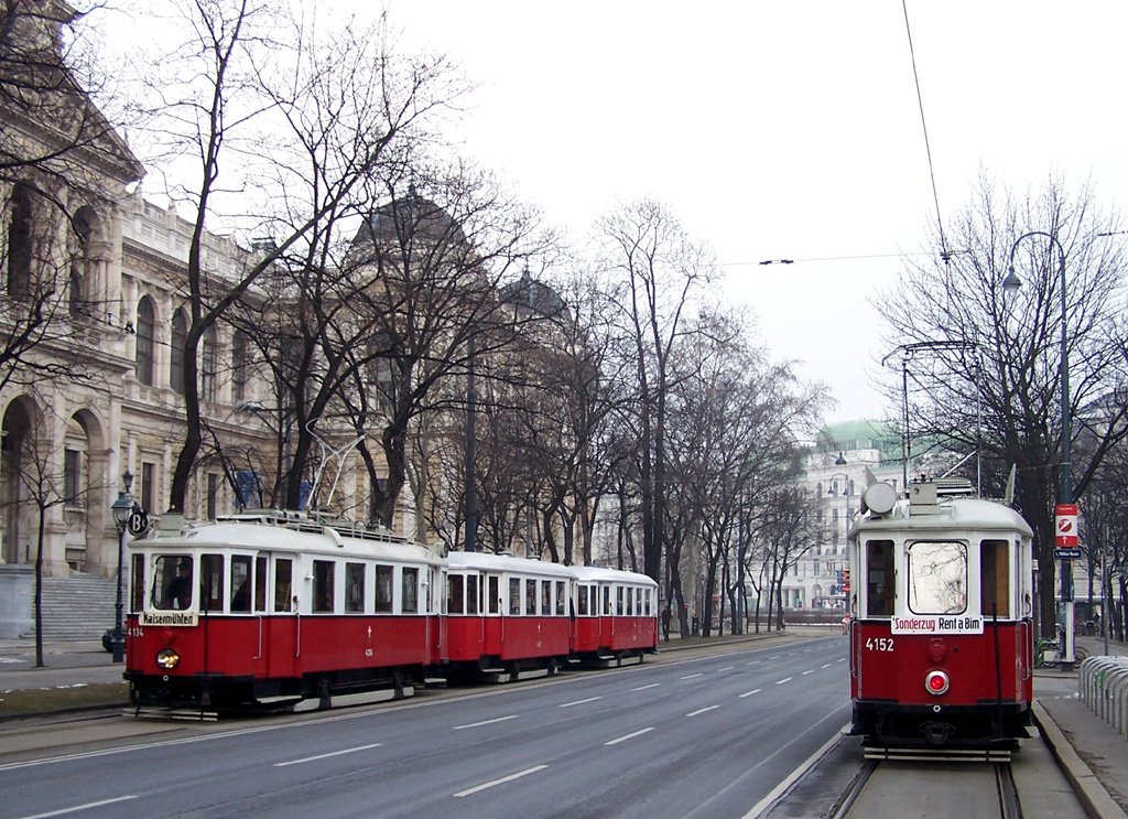 Вена, Simmering Type M1 № 4152; Вена — 236. поездка VEF — 30.01.2011. Вена, Simmering Type M1 № 4152; Вена — 236. поездка VEF — 30.01.2011.