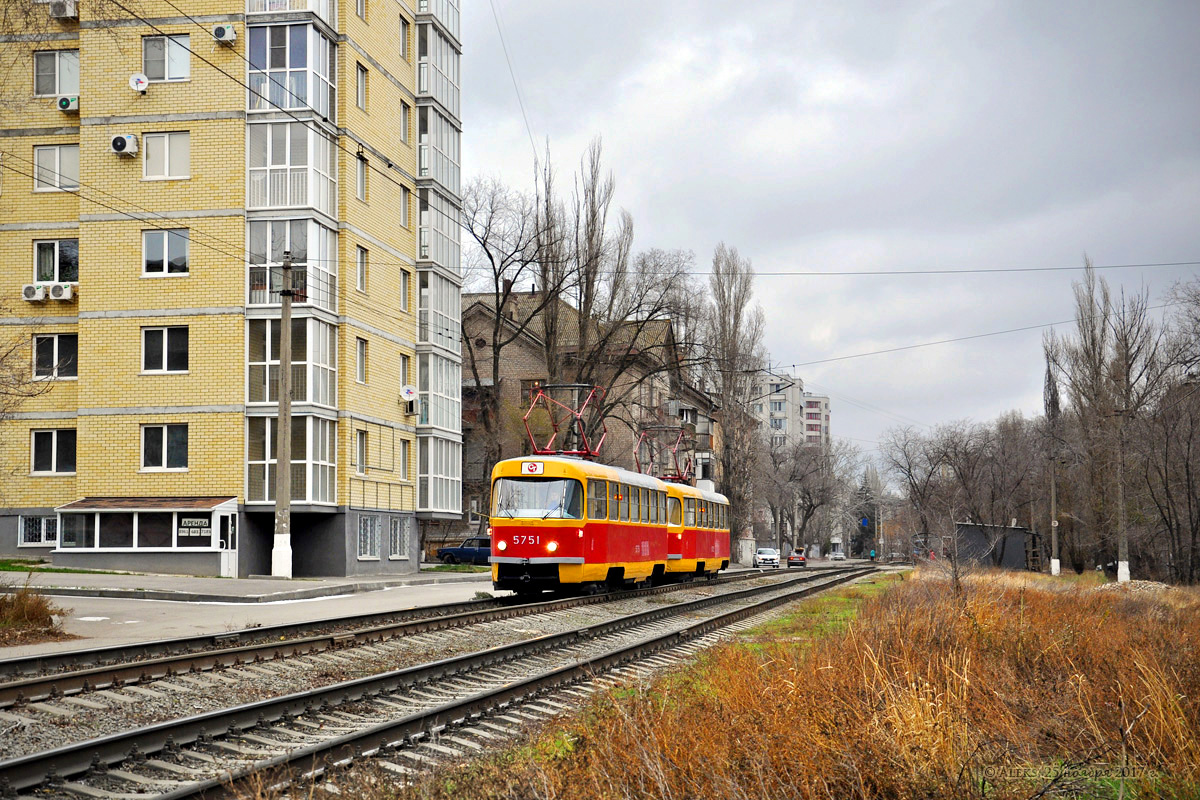 Wołgograd, Tatra T3SU Nr 5751; Wołgograd, Tatra T3SU Nr 5752