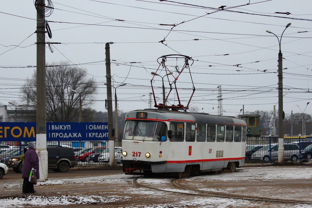 Тверь, Tatra T3SU № 217; Тверь — Последние годы тверского трамвая (2017 — 2018); Тверь — Трамвайные конечные станции и разворотные кольца