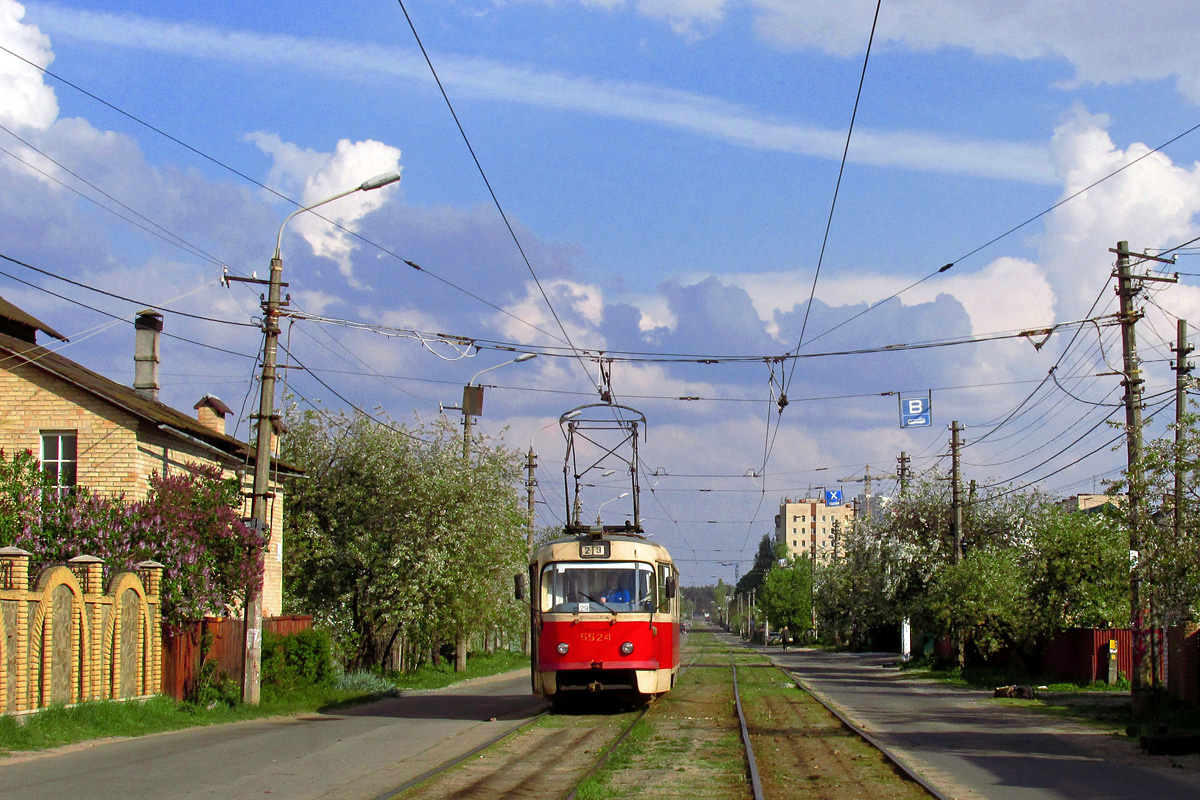 Kiev, Tatra T3SU N°. 5524