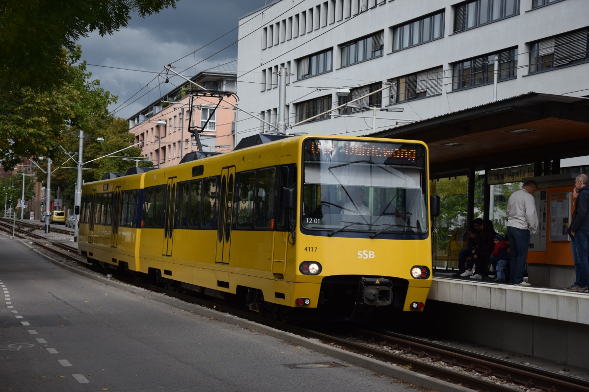 Stuttgart, Duewag DT8.S N°. 4117 Stuttgart, Duewag DT8.S N°. 4117