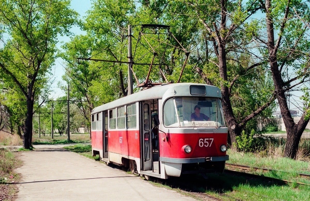 Каменское, Tatra T3SU № 657