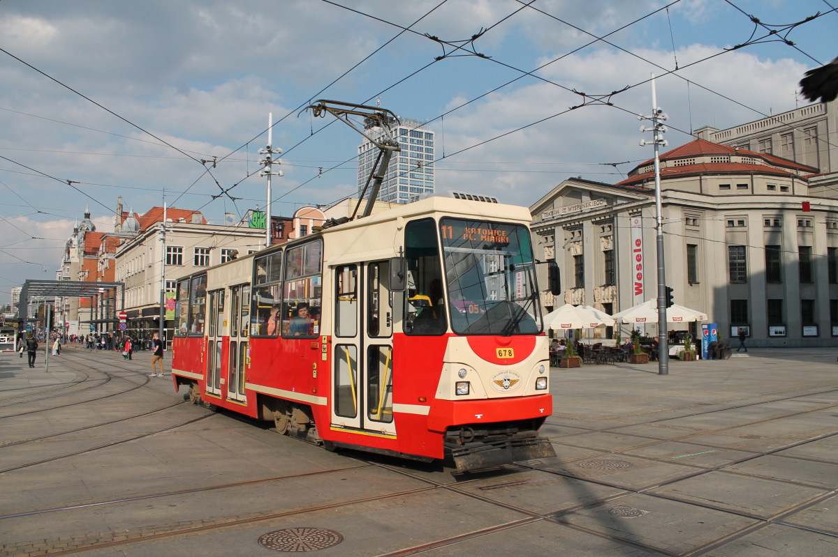 Metropolis GZM, Konstal 105N-2K # 678 Metropolis GZM, Konstal 105N-2K # 678