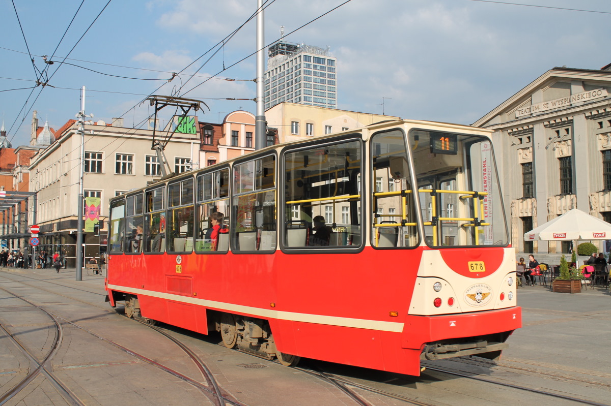 Верхнесилезская агломерация, Konstal 105N-2K № 678 Верхнесилезская агломерация, Konstal 105N-2K № 678