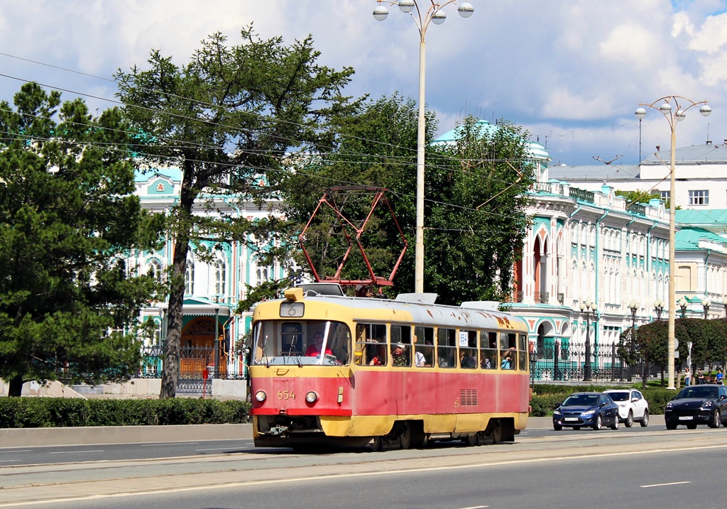 Екатеринбург, Tatra T3SU № 654