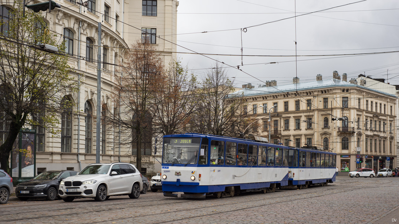 Рига, Tatra T6B5SU № 32091