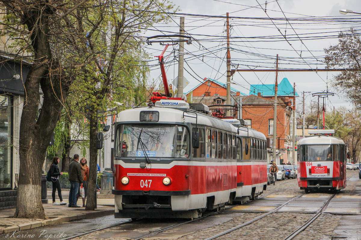 Краснодар, Tatra T3SU КВР МРПС № 047; Краснодар, Tatra T3SU КВР МРПС № 094