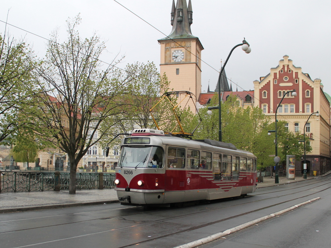 Прага, Tatra T3R.PLF № 8266