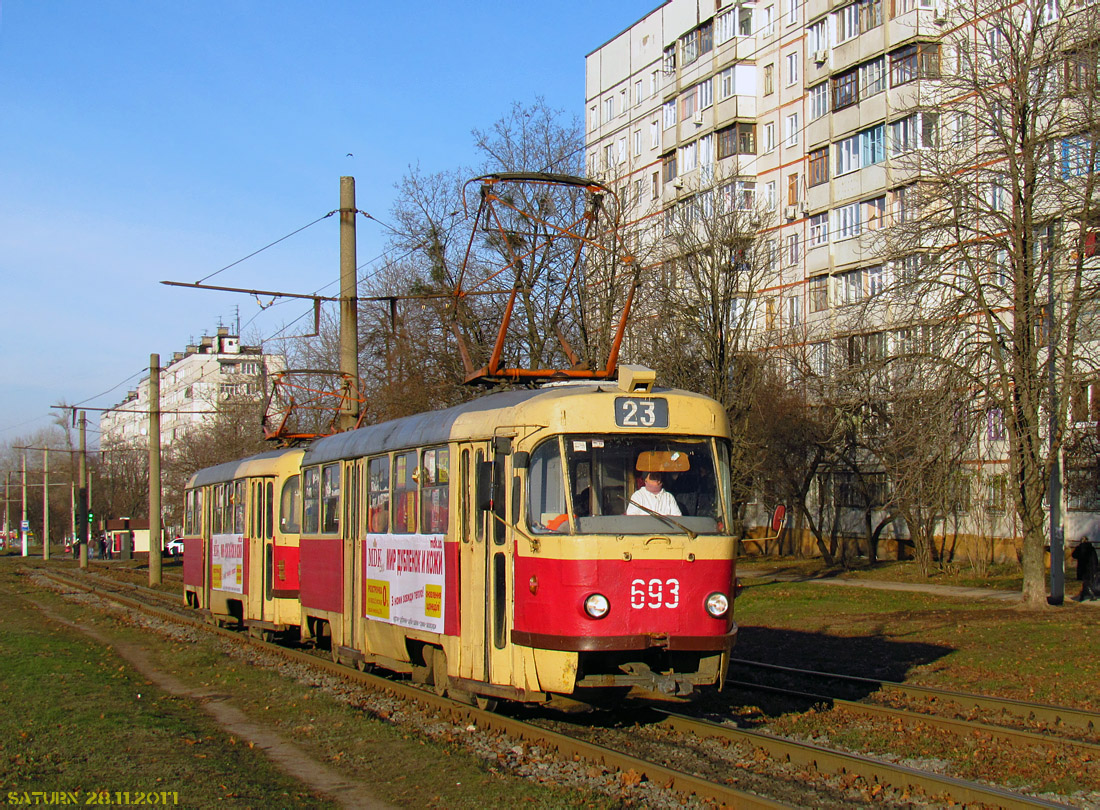 Харьков, Tatra T3SU № 693 Харьков, Tatra T3SU № 693
