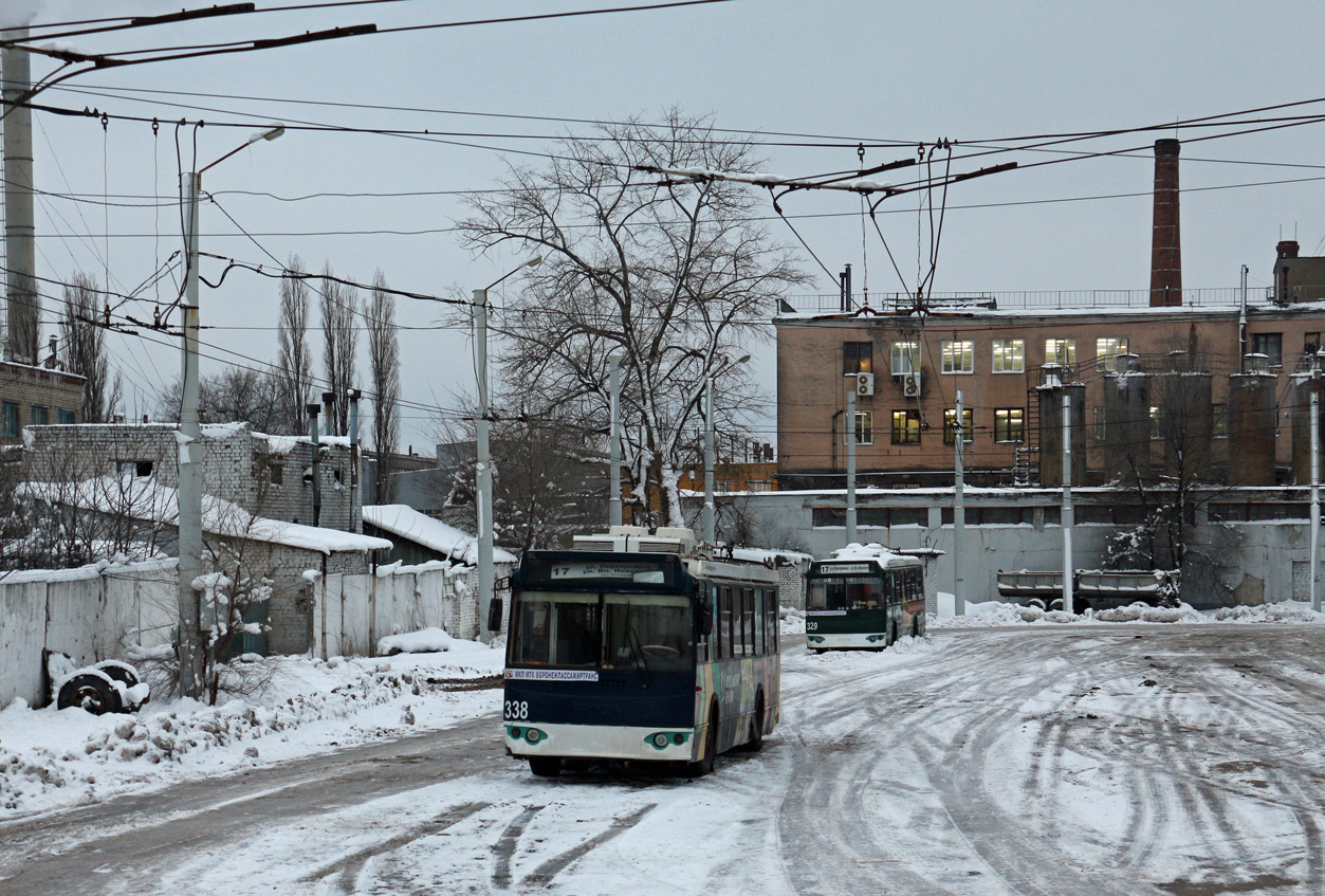 Воронеж, ЗиУ-682Г-016.04 № 338; Воронеж, ЗиУ-682Г-016.04 № 329