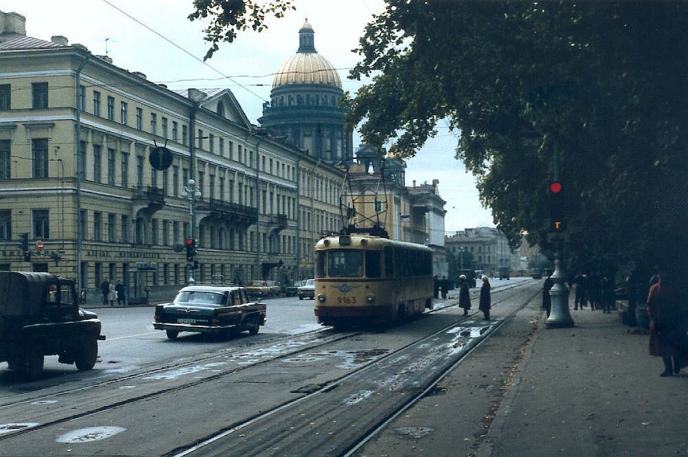 Санкт-Петербург, ЛМ-57 № 9163; Санкт-Петербург — Исторические фотографии трамвайной инфраструктуры