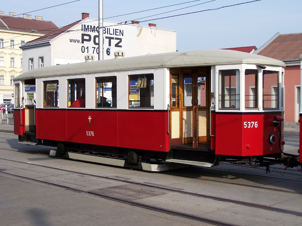 Вена, Graz Type  m3 № 5376; Вена — 237. поездка VEF — 06.11.2011.