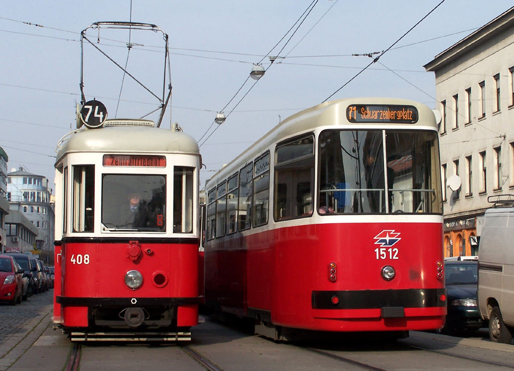 Beč, Lohner Type T1 Br. 408; Beč, Bombardier Type c5 Br. 1512; Beč — 237. VEF-Sonderfahrt — 06.11.2011.