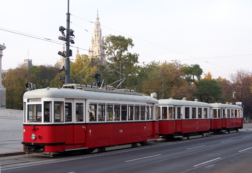 Відень, Lohner Type T1 № 408; Відень — 237. поездка VEF — 06.11.2011.