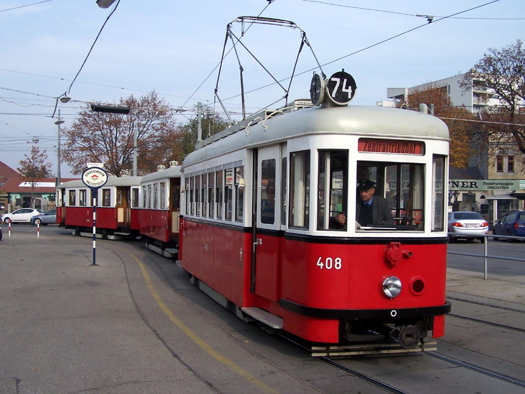 Вена, Lohner Type T1 № 408; Вена — 237. поездка VEF — 06.11.2011.