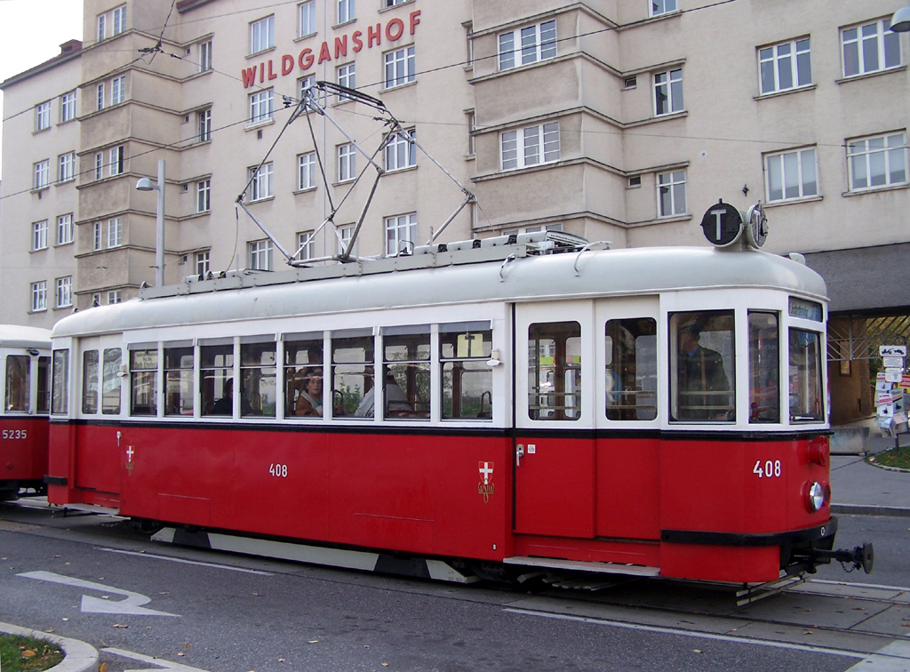 Вена, Lohner Type T1 № 408; Вена — 237. поездка VEF — 06.11.2011.