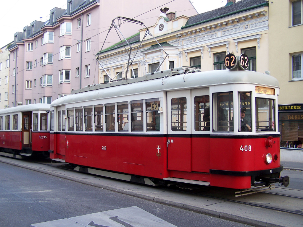 Вена, Lohner Type T1 № 408; Вена — 237-я поездка VEF — 06.11.2011