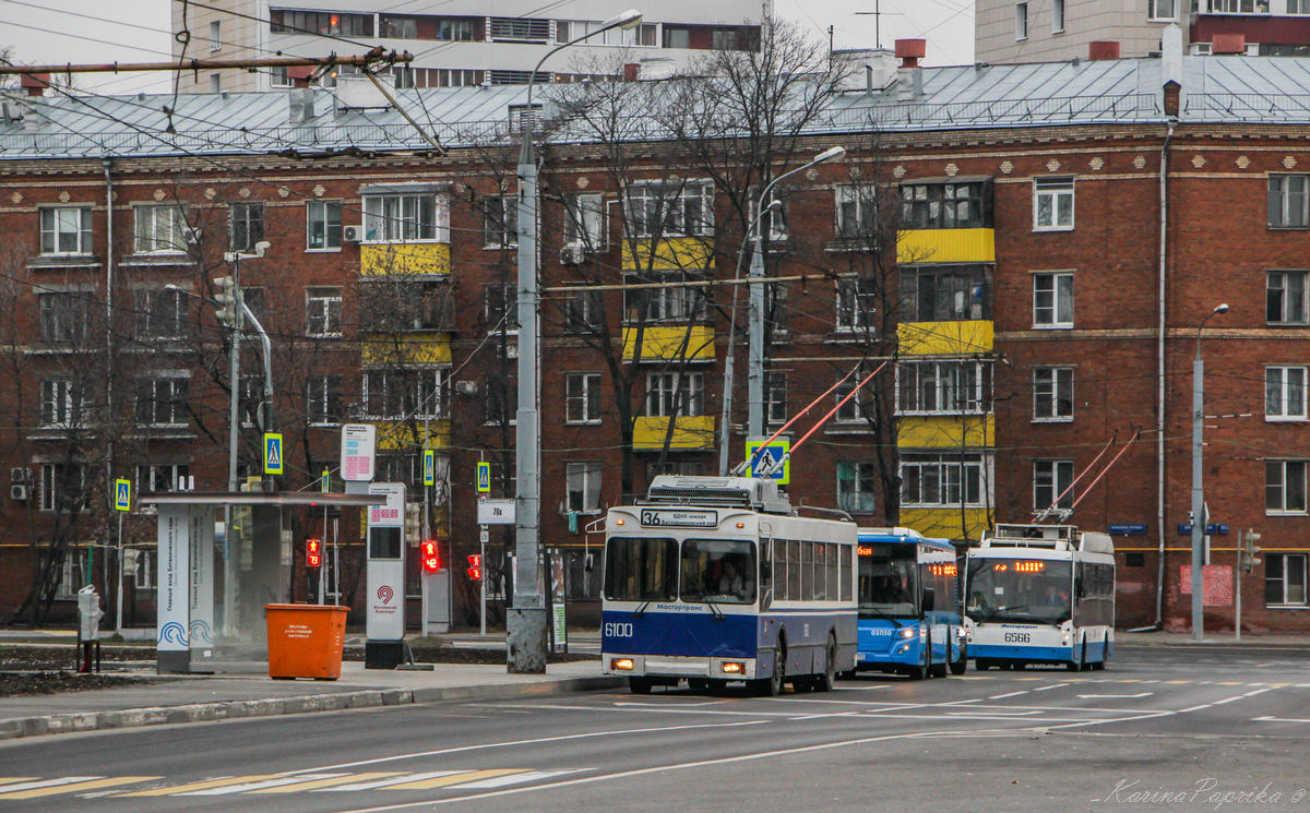 Москва, Тролза-5275.05 «Оптима» (КР МТрЗ) № 6100