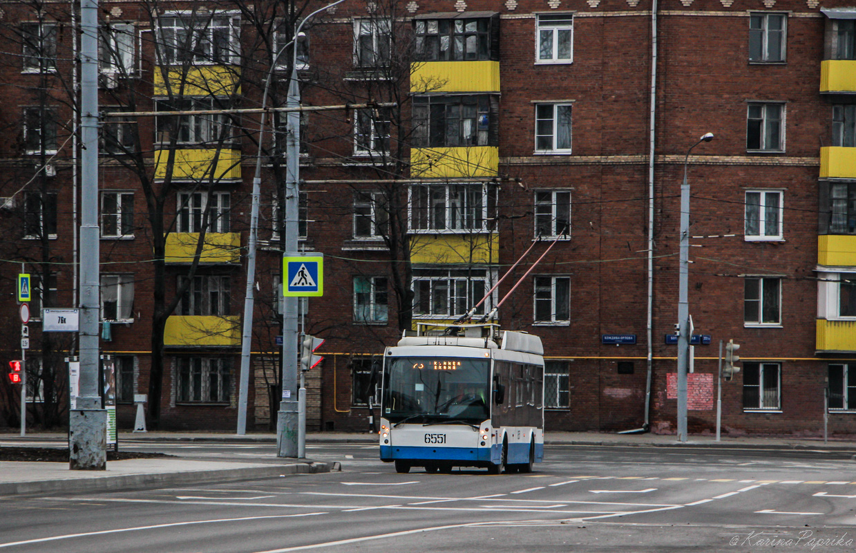 Москва, Тролза-5265.00 «Мегаполис» № 6551