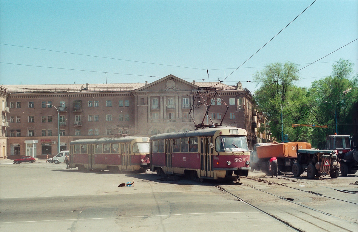 Каменское, Tatra T3SU № 663