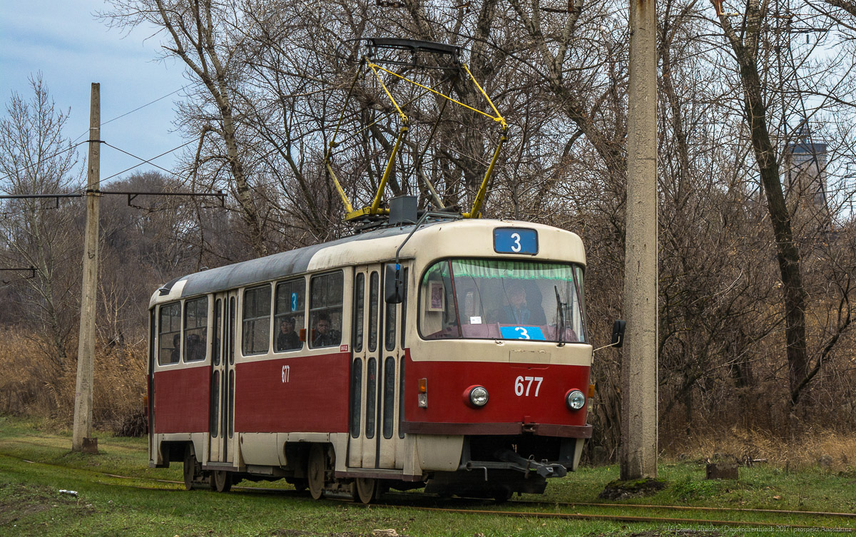 Каменское, Tatra T3SUCS № 677