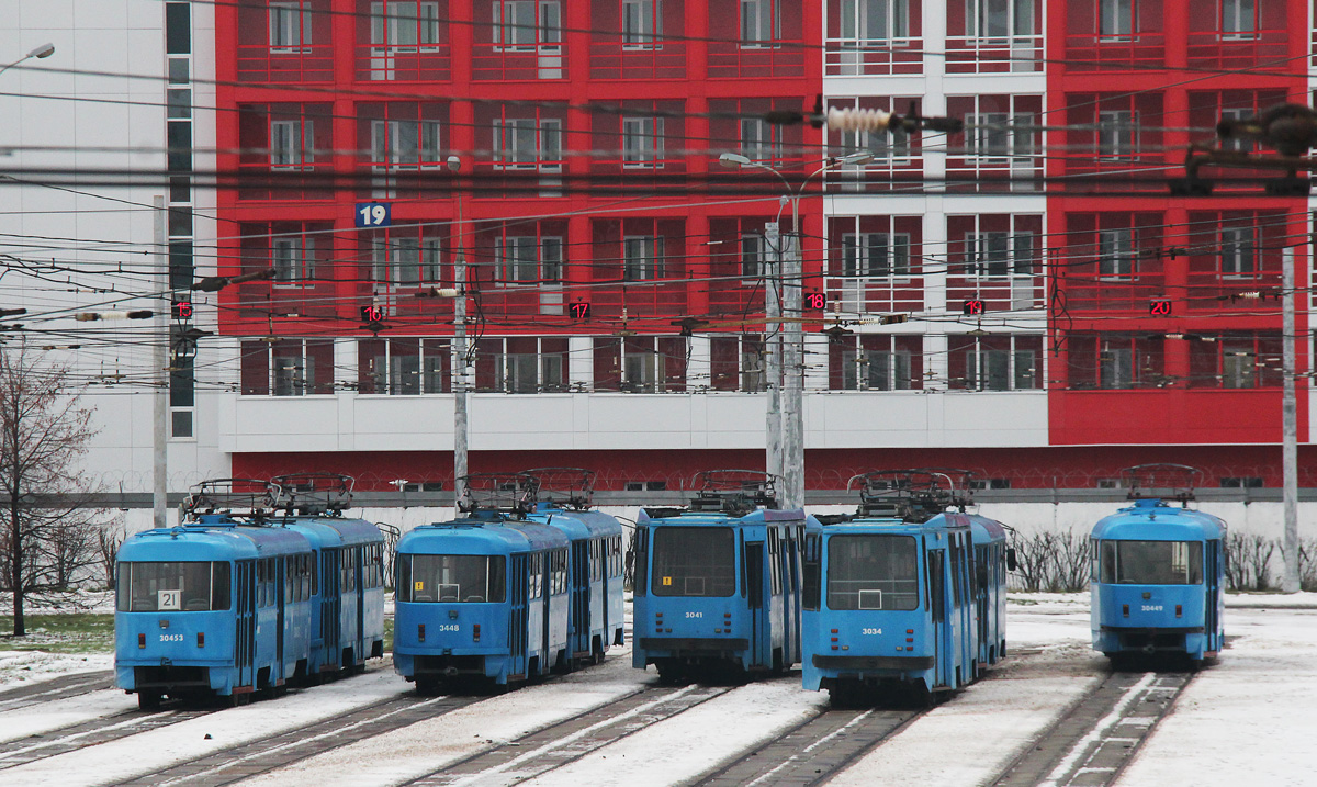 Москва, МТТЧ № 30453; Москва, МТТЧ № 3448; Москва, 71-134А (ЛМ-99АЭ) № 3034; Москва, МТТЧ № 30449
