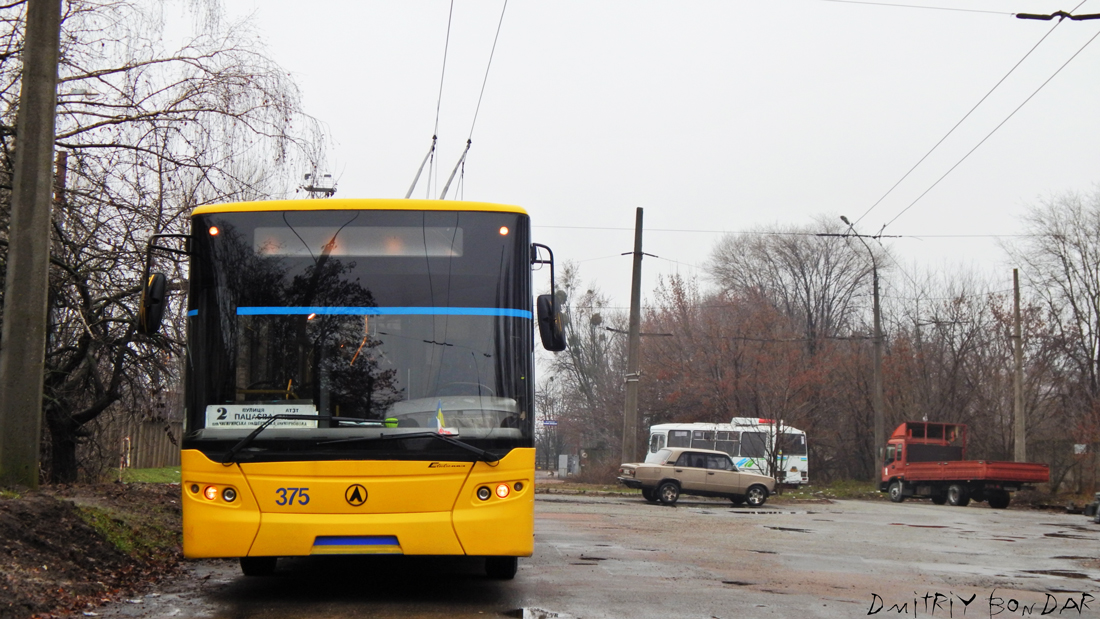 Черкассы, ЛАЗ E183D1 № 375