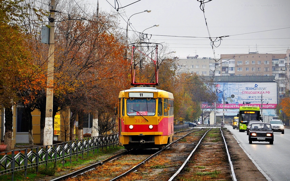Volgograd, Tatra T3SU mod. VZSM № 3030