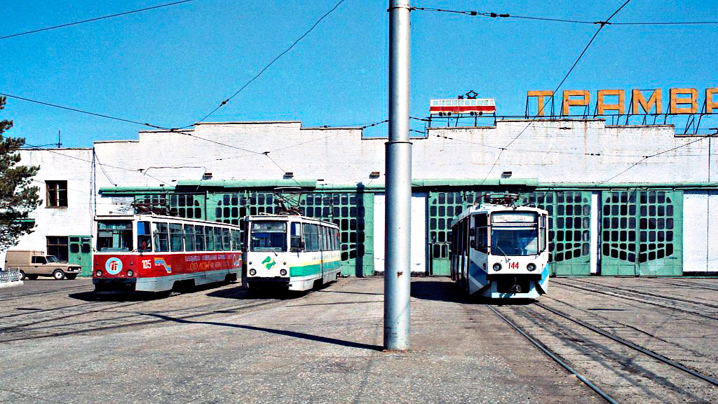 Павлодар, 71-605 (КТМ-5М3) № 105; Павлодар, 71-605 (КТМ-5М3) № 103; Павлодар, 71-608КМ № 144