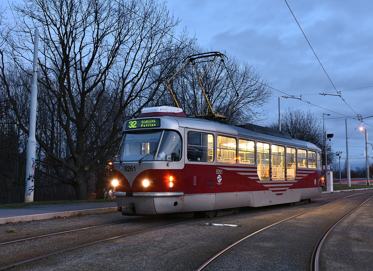 Прага, Tatra T3R.PLF № 8261