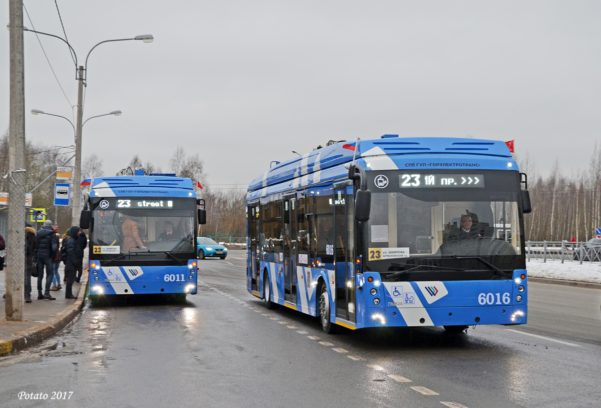 Санкт Петербург, Тролза-5265.08 «Мегаполис» № 6016