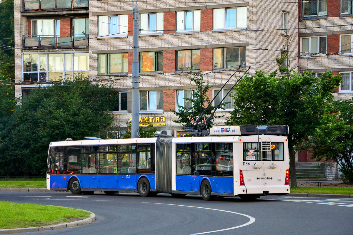Санкт-Петербург, Тролза-6206.01 «Мегаполис» № 1136