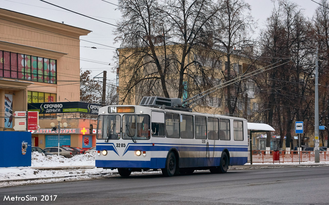 Нижний Новгород, Нижтролл (ЗиУ-682В) № 3205