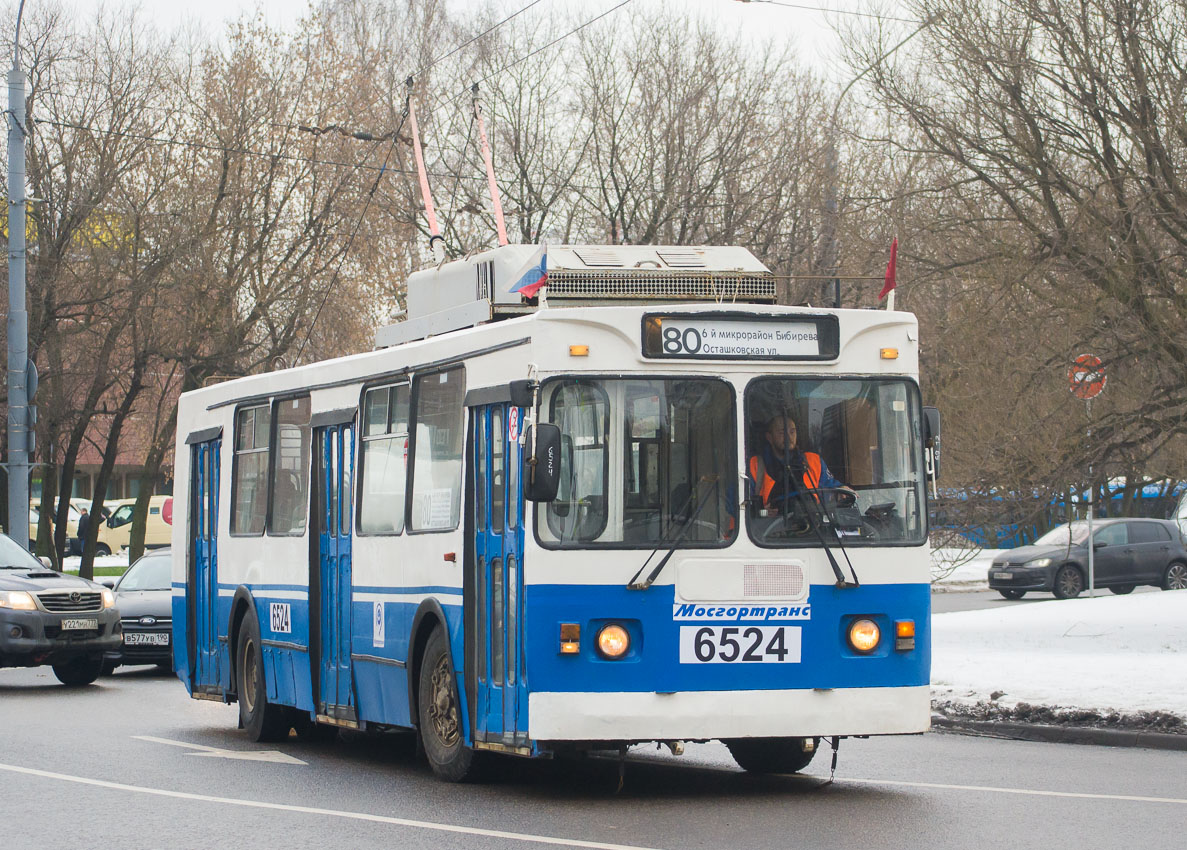 Москва, ЗиУ-682ГМ1 (с широкой передней дверью) № 6524